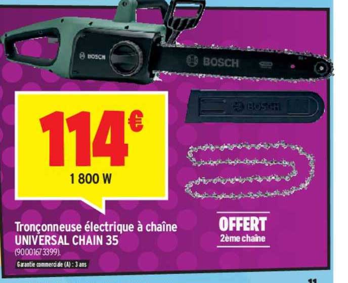 tronçonneuse électrique à chaîne universal chain 35