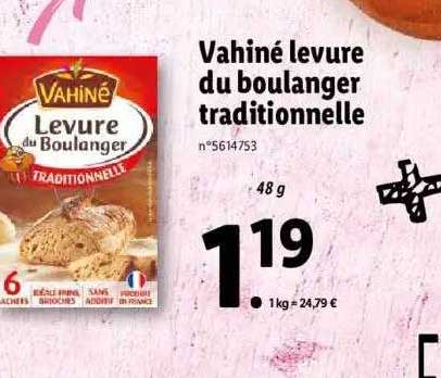 vahiné levure du boulanger traditionnelle
