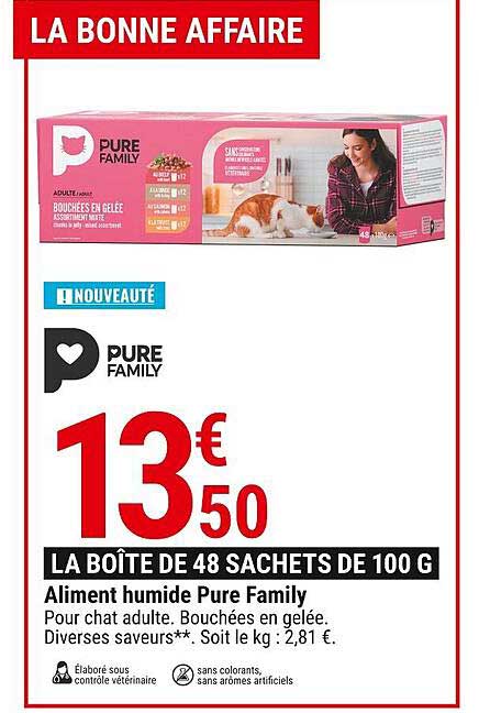 aliment humide pure family