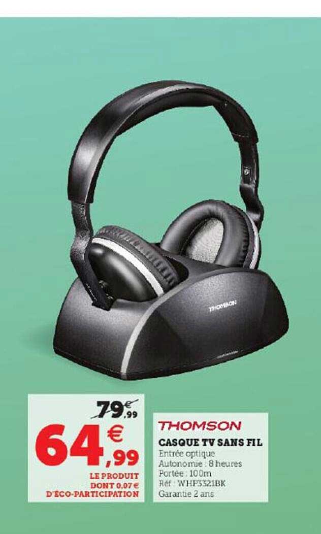 Casque Tv Sans Fil Thomson