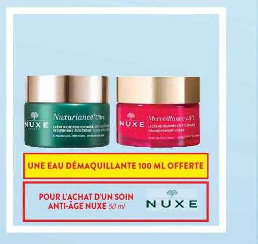 l'achat d'un soin anti-âge nuxe