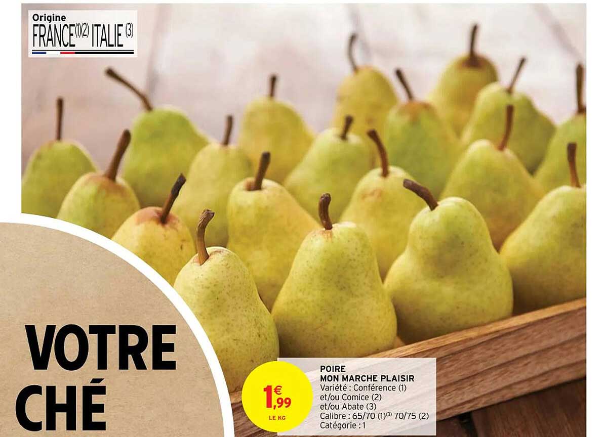 poire mon marché plaisir