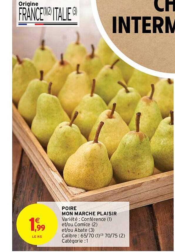 poire mon marché plaisir