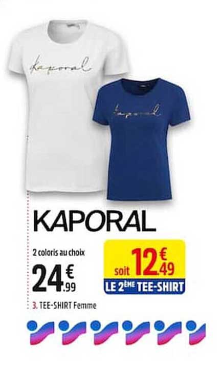 tee-shirt femme kaporal
