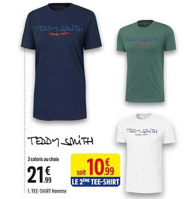 tee-shirt homme teddy smith