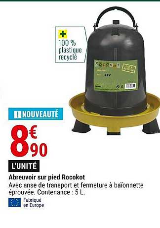 abreuvoir sur pied rocokot