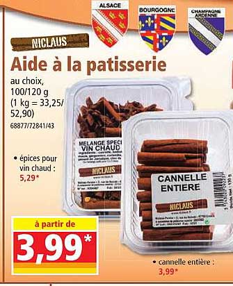 Aide à La Pâtisserie Niclaus