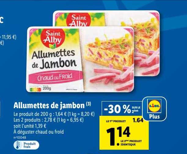 allumettes de jambon saint alby