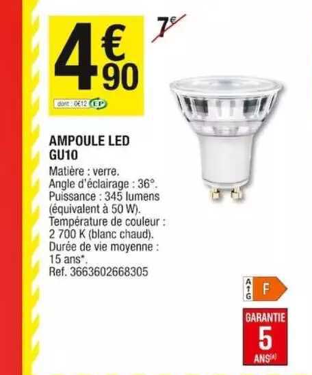 Ampoule Led Gu10
