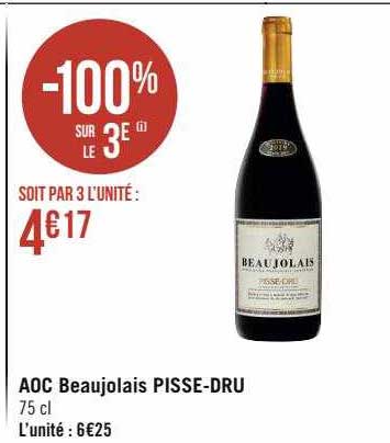 aoc beaujolais pisse-dru