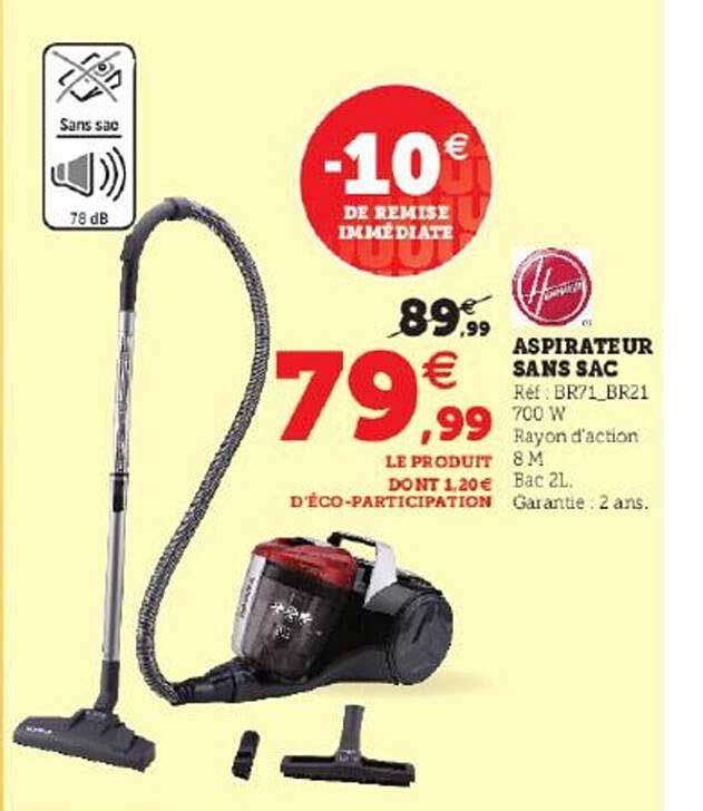 Aspirateur Sans Sac Hoover