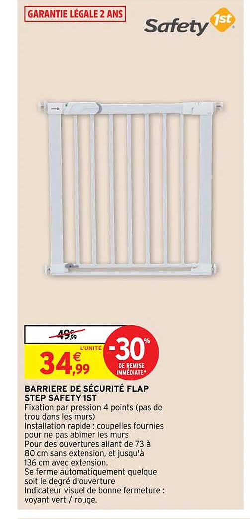barrière de sécurité flap step safety 1st
