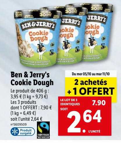 ben & jerry's cookie dough