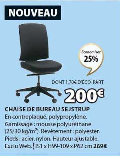 Chaise De Bureau Sejstrup