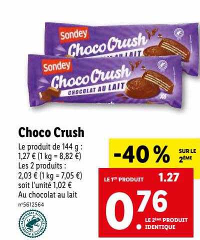 choco crush sondey