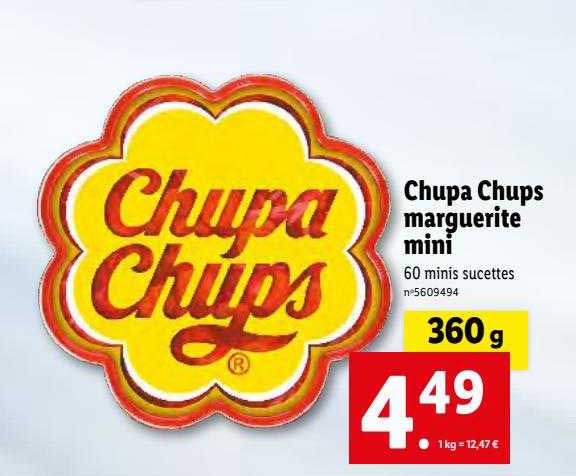 chupa chups marguerite mini