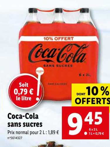coca-cola sans sucres