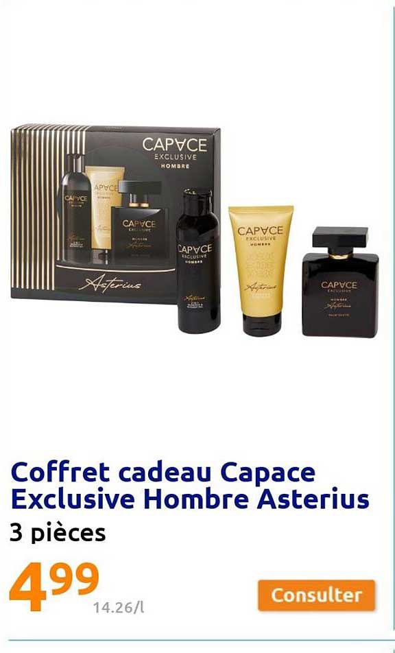 coffret cadeau capace exclusive hombre asterius