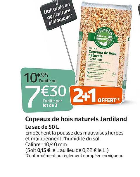 copeaux de bois naturels jardiland