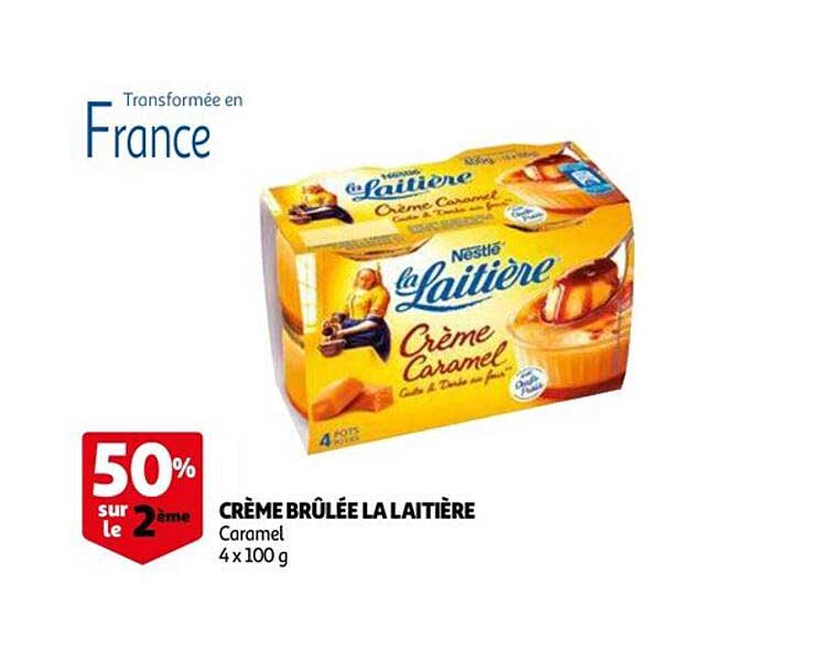 crème brûlée la laitière