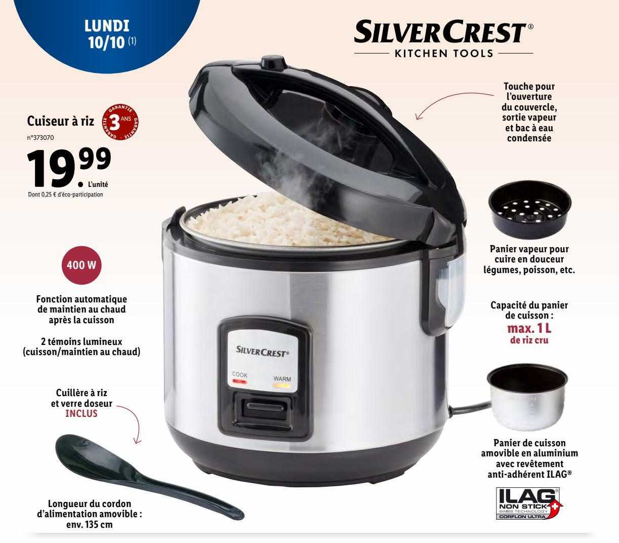 cuiseur à riz silver Crest