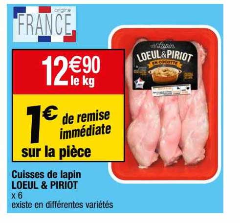 Cuisses De Lapin Loeul & Piriot