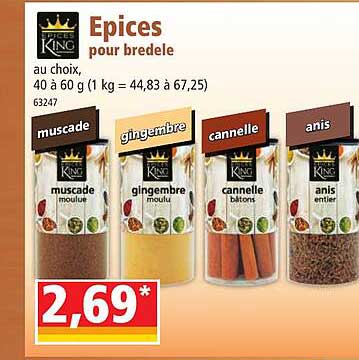 épices pour bredele king