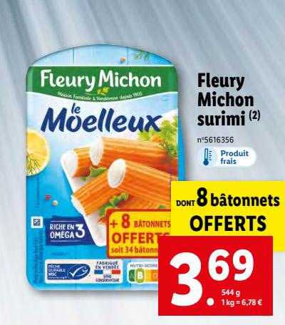fleury michon surimi