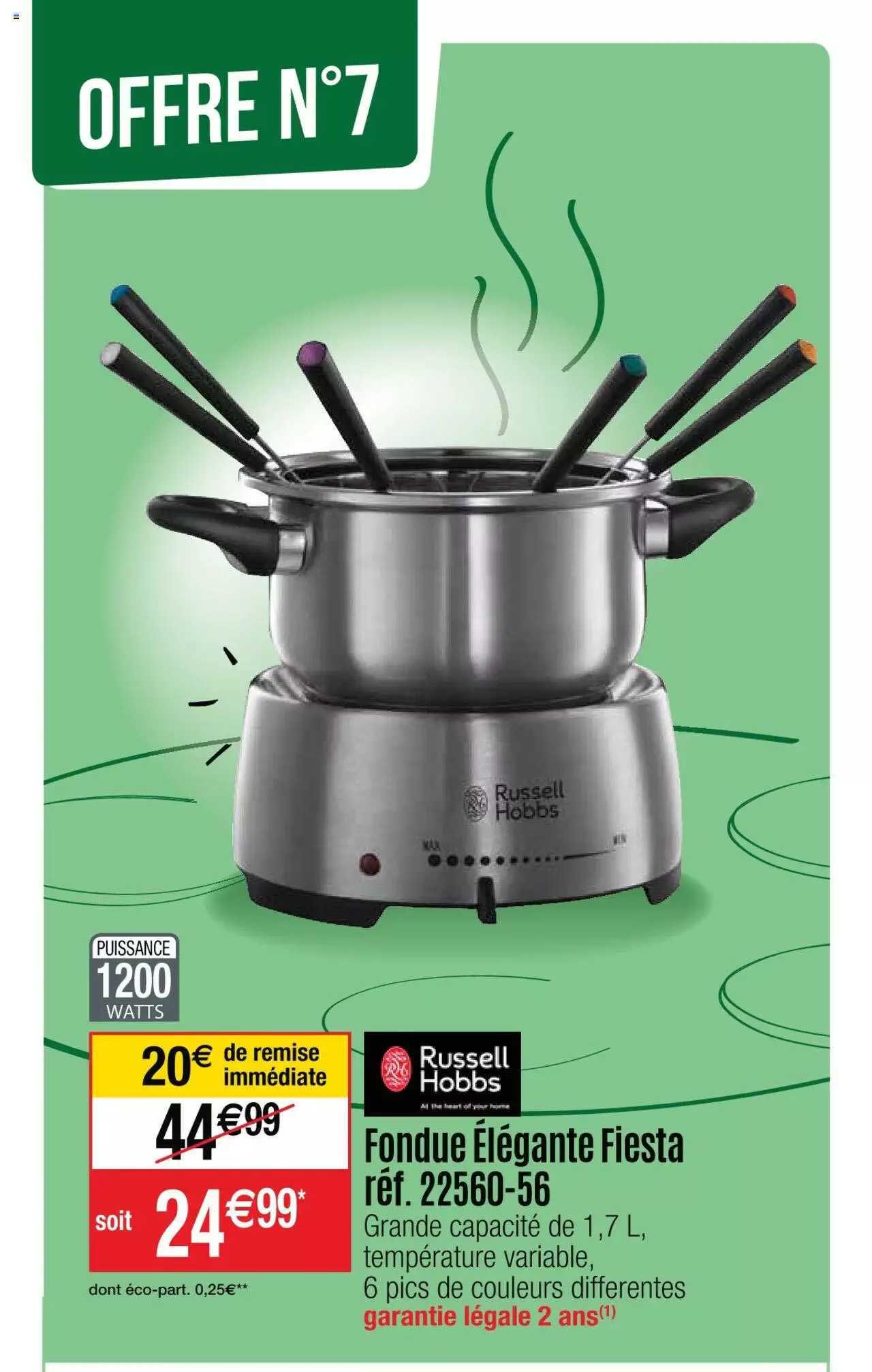 fondue élégante fiesta russell hobbs