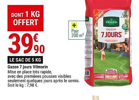 gazon 7 jours vilmorin