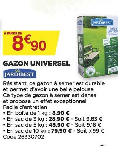 gazon universel jardibest