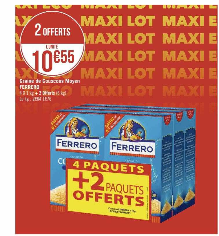 graine de couscous moyen ferrero