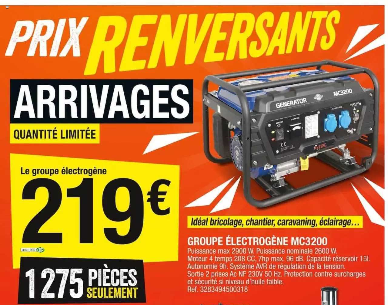groupe électrogène mc3200