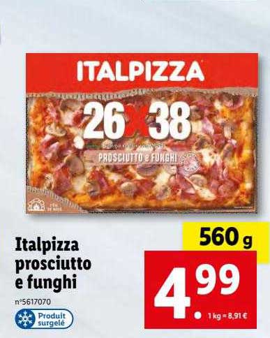 italpizza prosciutto e funghi