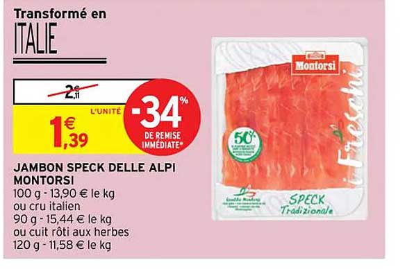 jambon speck delle alpi montorsi