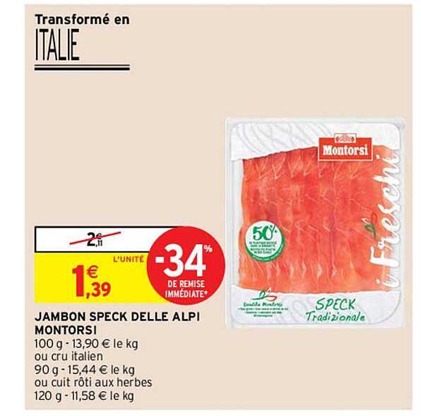jambon speck delle alpi montorsi
