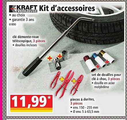kit d'accessoires kraft werkzeuge