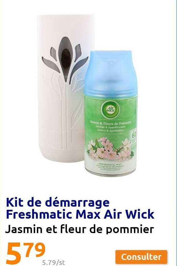 kit de démarrage freshmatic max air wick
