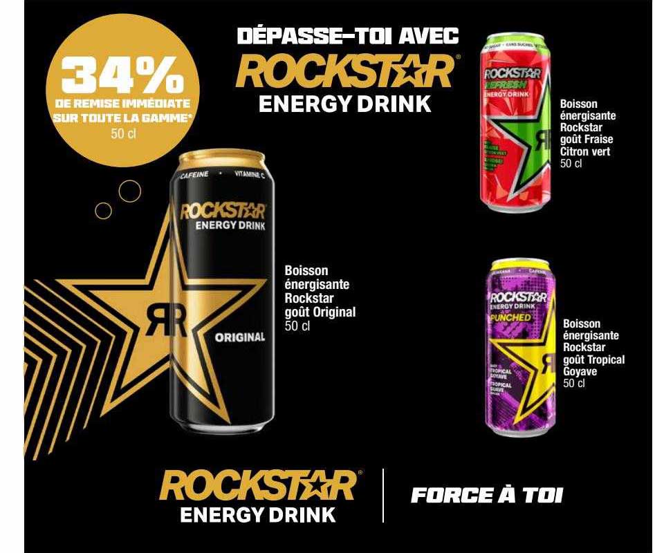 La Gamme Rockstar Energy Drink