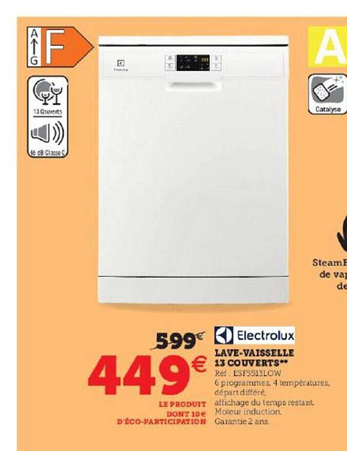 lave-vaisselle 13 couverts electrolux
