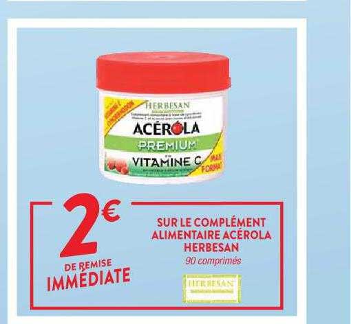 Le Complément Alimentaire Acérola Herbesan