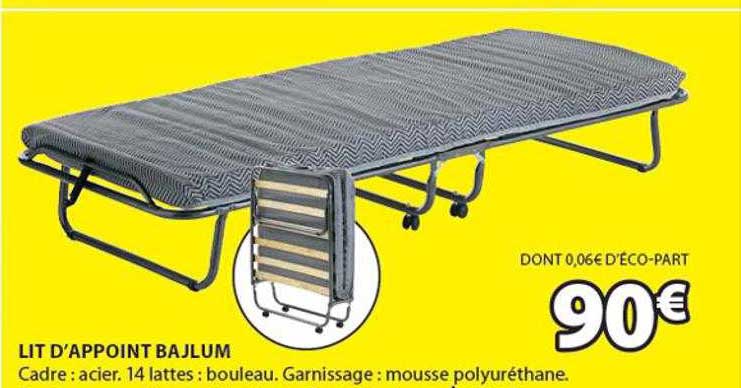 lit d'appoint bajlum
