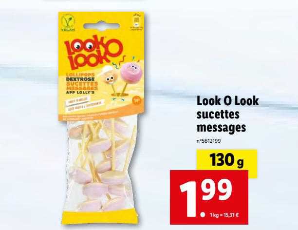 Look O Look Sucettes Messages