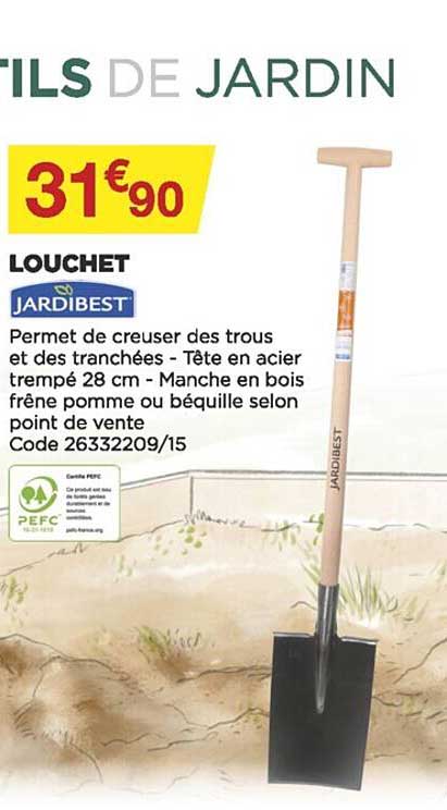 louchet jardibest