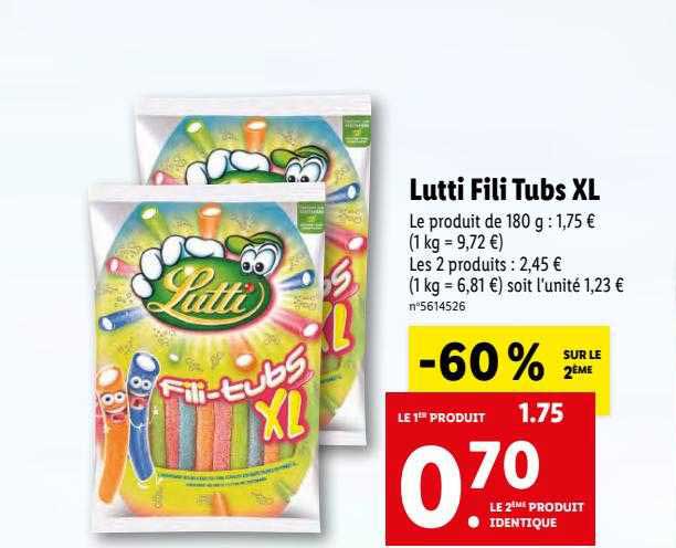 lutti fili tubs xl