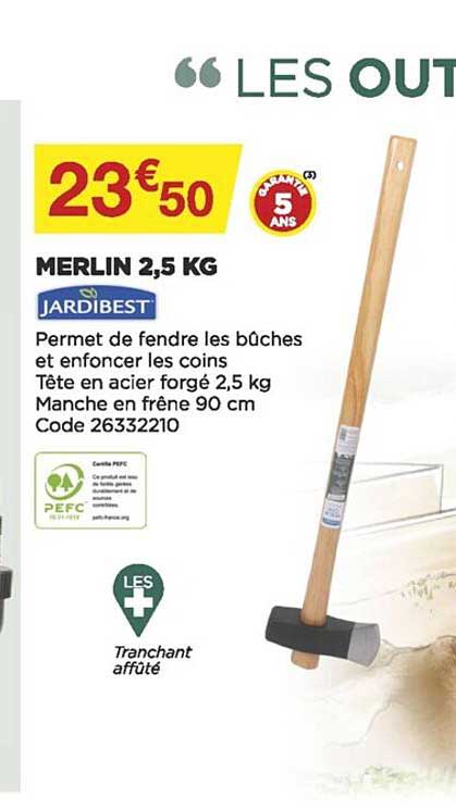 merlin 2,5 kg jardibest