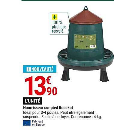 nourrisseur sur pied rocokot