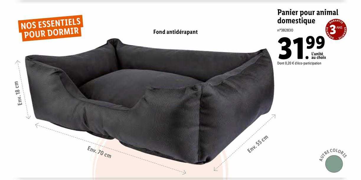 panier pour animal domestique