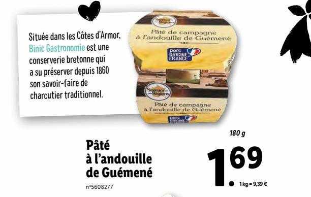 pâté à l'andouille de guémené