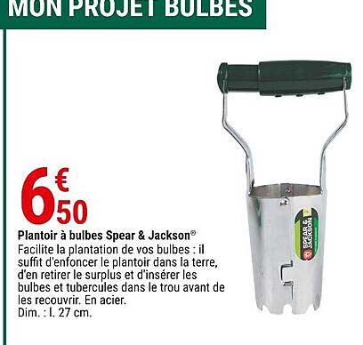 plantoir à bulbes spear & jackson